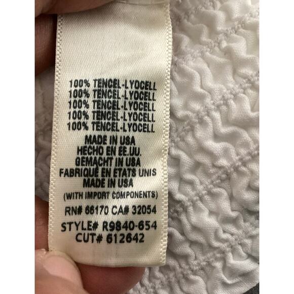 Cloth & Stone Long-Sleeve Shirred Blouse L - Picture 6 of 6